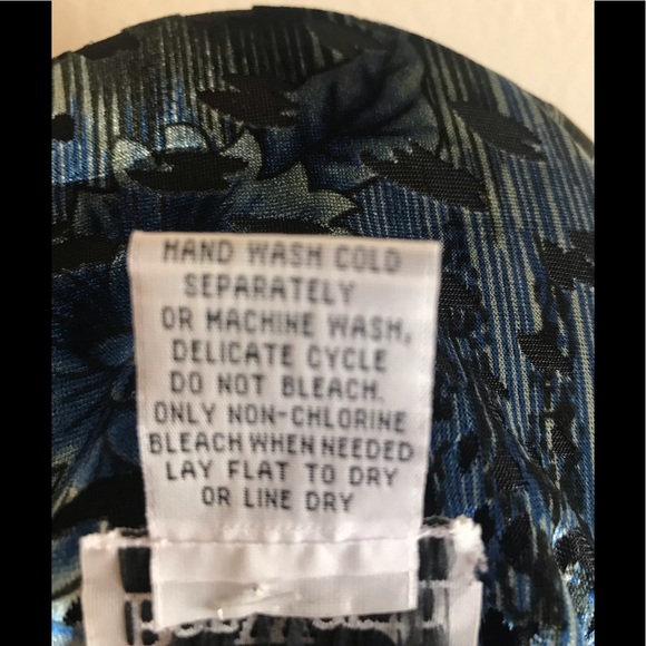 NWOT BONWORTH Blk/Blu SzL TOP - Picture 5 of 8